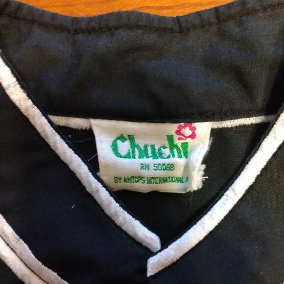 EUC Vintage Cuchi Blue Embroidered Button Down Blouse size 2X - Picture 7 of 7